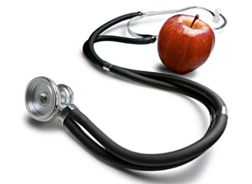 Apple and Stethoscope